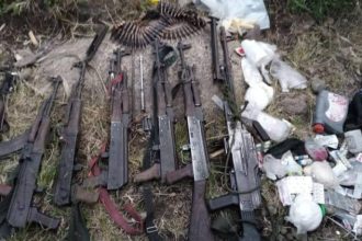 Armes de guerre rendues par les miliciens maï-maï Kyandenga